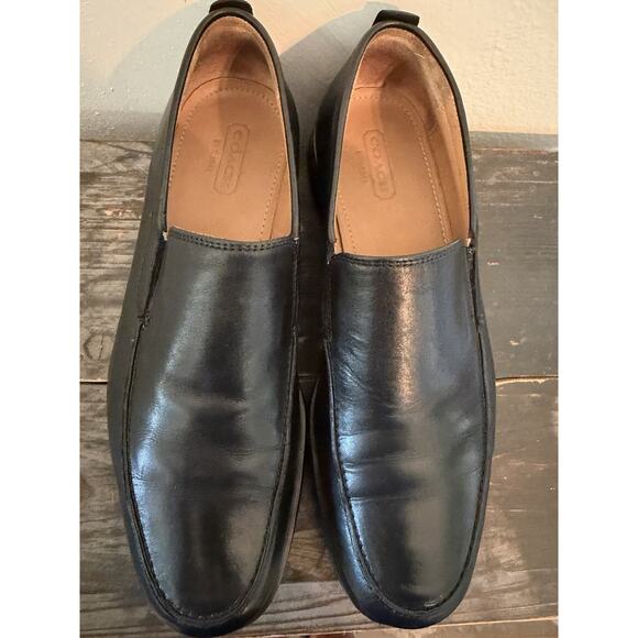 Coach Corbin Black Leather Loafers Men’s Size 9 D Slip On Casual Dress Shoes main image 11